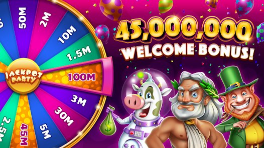 Layar slot online dengan berbagai simbol warna-warni dan jackpot progresif