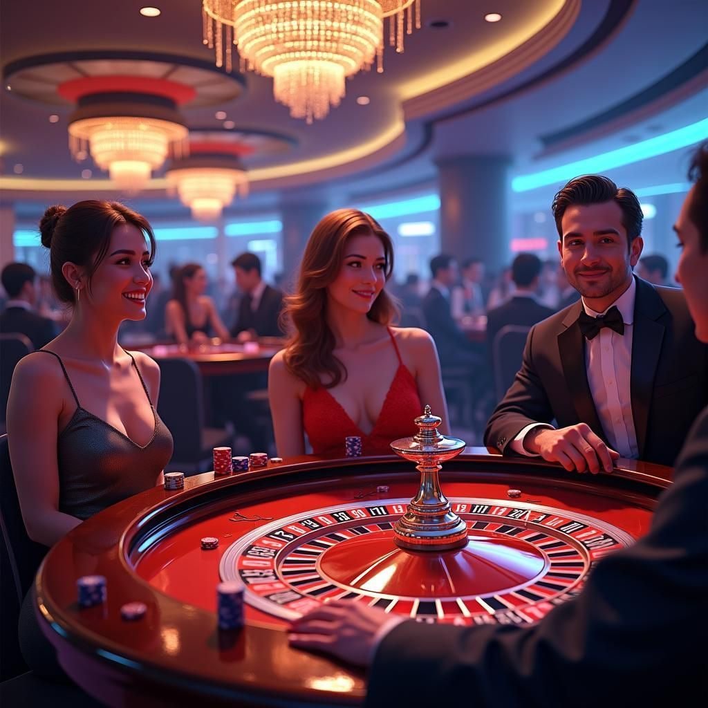 Dealer live casino berinteraksi dengan pemain secara real-time